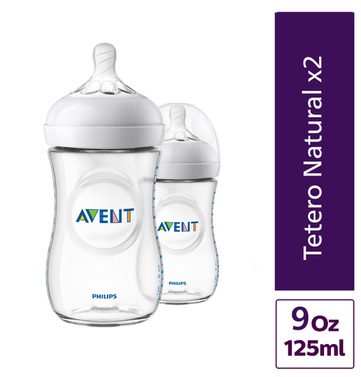 Tetero Natural 9oz X2 unidades Philips Avent SCF033/27